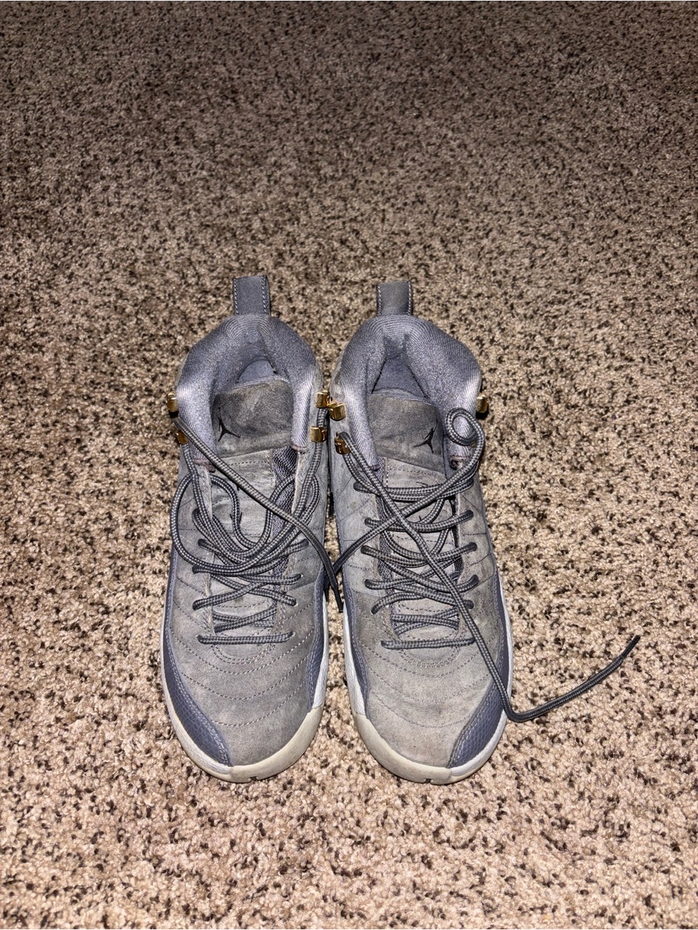 Jordan Women's Gray Athletic Shoes